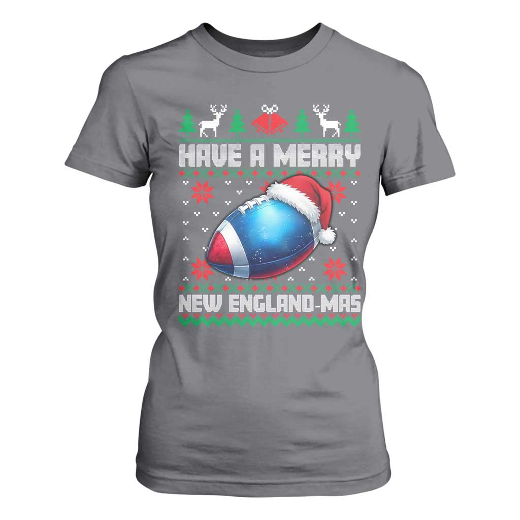 Have A Merry NE Mas T Shirt For Women Funny Football Fan Ugly Christmas Gift TS12 Charcoal Print Your Wear