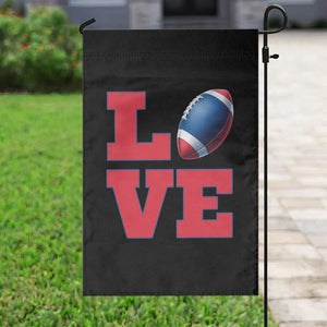 Love Football Fan Supporter Garden Flag Gift For Game Day Lovers TS12 Print Your Wear