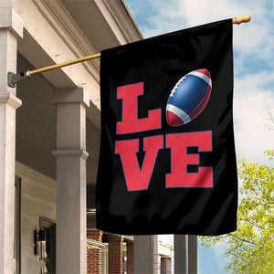 Love Football Fan Supporter Garden Flag Gift For Game Day Lovers TS12 Print Your Wear