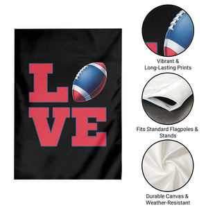 Love Football Fan Supporter Garden Flag Gift For Game Day Lovers TS12 Print Your Wear