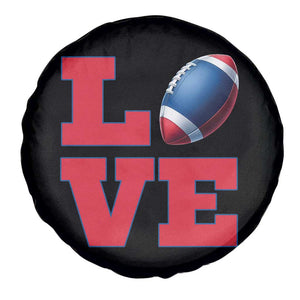 Love Football Fan Supporter Spare Tire Cover Gift For Game Day Lovers TS12 Print Your Wear