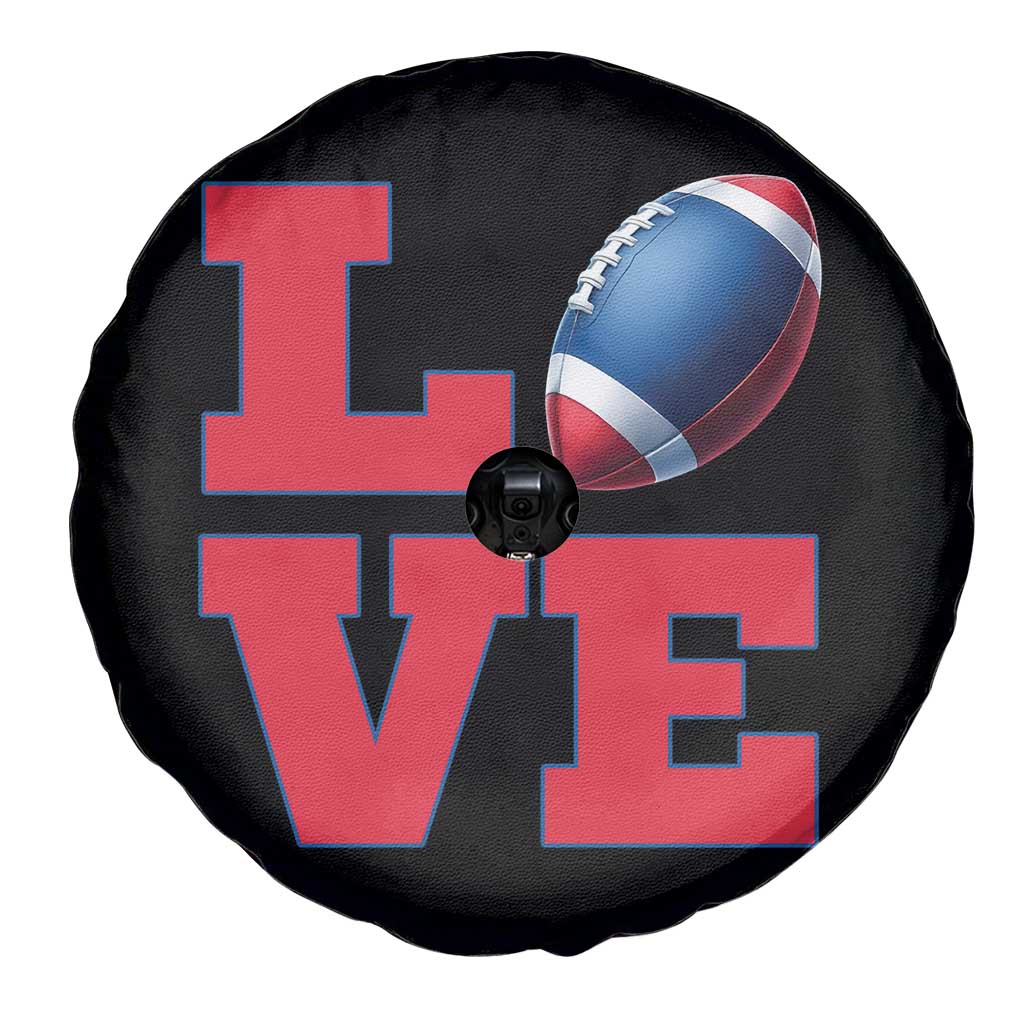 Love Football Fan Supporter Spare Tire Cover Gift For Game Day Lovers TS12 Print Your Wear
