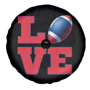 Love Football Fan Supporter Spare Tire Cover Gift For Game Day Lovers TS12 Print Your Wear