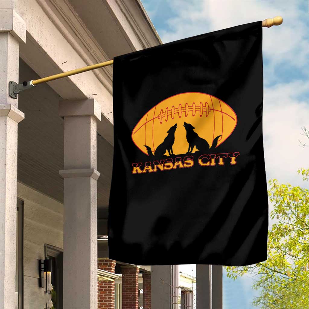 Football Lover Gift Garden Flag Midwest Wolf Spirit TS12 Print Your Wear