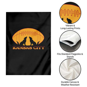 Football Lover Gift Garden Flag Midwest Wolf Spirit TS12 Print Your Wear