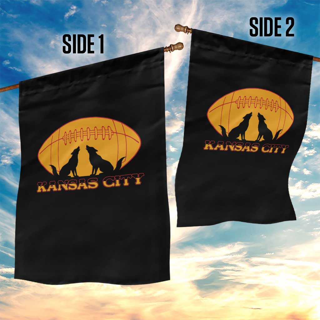 Football Lover Gift Garden Flag Midwest Wolf Spirit TS12 Print Your Wear