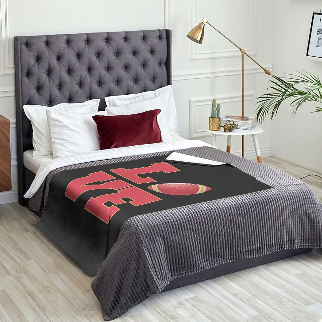 Love Midwest Football Throw Blanket Gift For Football Fans TS12 Print Your Wear