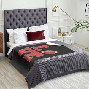 Love Midwest Football Throw Blanket Gift For Football Fans TS12 Print Your Wear