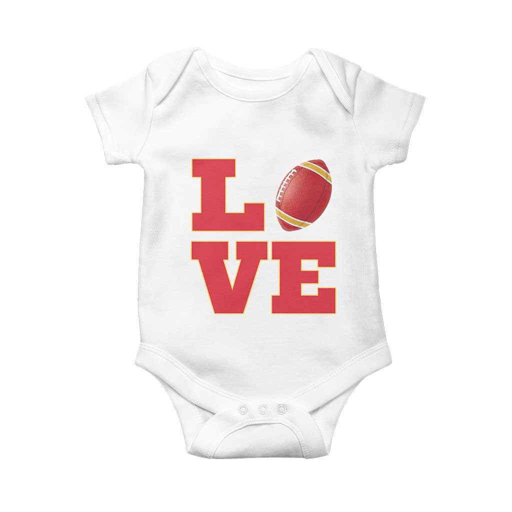 Love Midwest Football Baby Onesie Gift For Football Fans TS12 White Print Your Wear