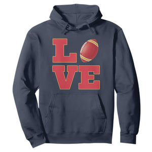 Love Midwest Football Hoodie Gift For Football Fans TS12 Navy Print Your Wear