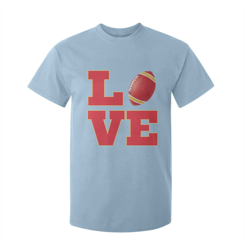 Love Midwest Football T Shirt For Kid Gift For Football Fans TS12 Light Blue Print Your Wear