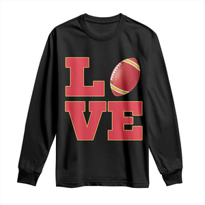 Love Midwest Football Long Sleeve Shirt Gift For Football Fans TS12 Black Print Your Wear