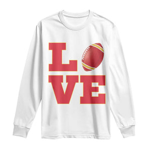 Love Midwest Football Long Sleeve Shirt Gift For Football Fans TS12 White Print Your Wear