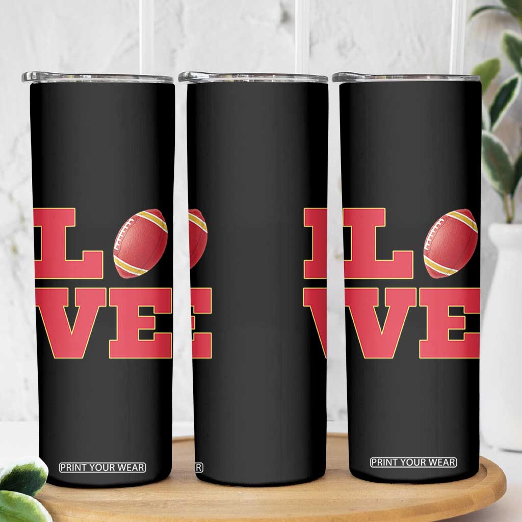 Love Midwest Football Skinny Tumbler Gift For Football Fans TS12 Print Your Wear