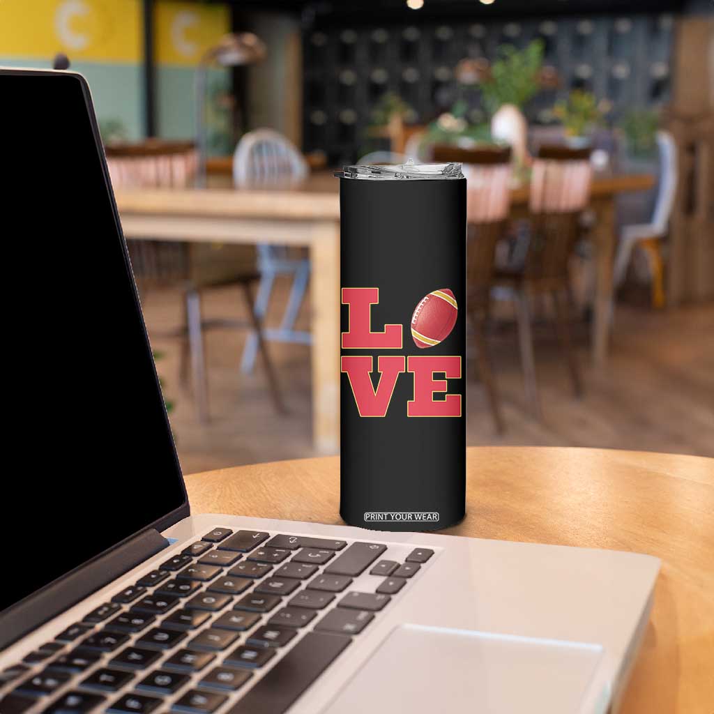 Love Midwest Football Skinny Tumbler Gift For Football Fans TS12 Print Your Wear