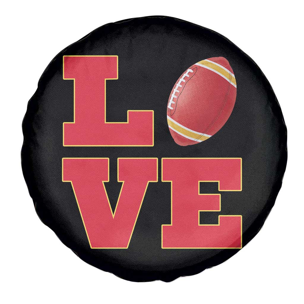 Love Midwest Football Spare Tire Cover Gift For Football Fans TS12 Print Your Wear