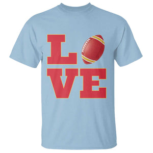 Love Midwest Football T Shirt Gift For Football Fans TS12 Light Blue Print Your Wear