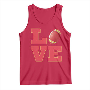 Love Midwest Football Tank Top Gift For Football Fans TS12 Red Print Your Wear