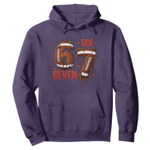 American Football Six Seven Meme Hoodie Funny Gen Z Alpha Gift TS12 Purple Print Your Wear