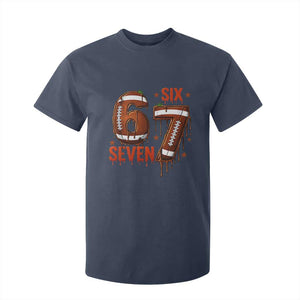 American Football Six Seven Meme T Shirt For Kid Funny Gen Z Alpha Gift TS12 Navy Print Your Wear