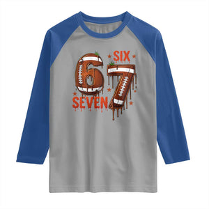 American Football Six Seven Meme Raglan Shirt Funny Gen Z Alpha Gift TS12 Sport Gray Royal Print Your Wear