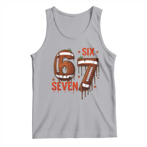 American Football Six Seven Meme Tank Top Funny Gen Z Alpha Gift TS12 Athletic Heather Print Your Wear