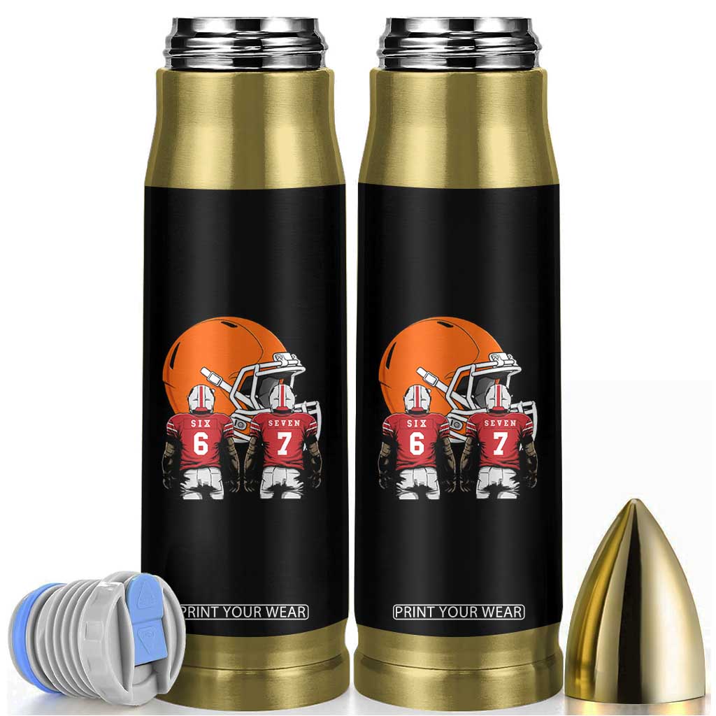 Funny American Football Bullet Tumbler Six Seven Meme TS12 Black Print Your Wear