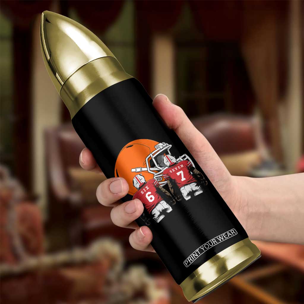 Funny American Football Bullet Tumbler Six Seven Meme TS12 Print Your Wear