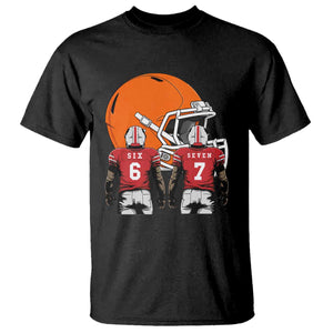 Funny American Football T Shirt Six Seven Meme TS12 Black Print Your Wear