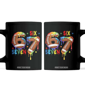 Funny American Football Coffee Mug 67 Viral Gen Alpha Slang Gift TS12 Black Print Your Wear