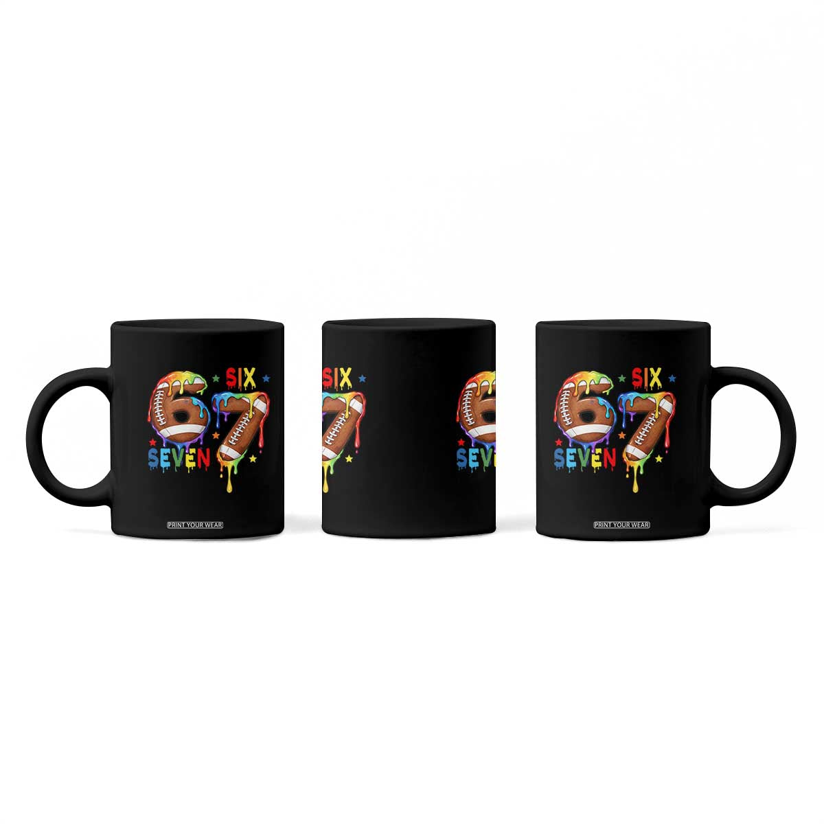 Funny American Football Coffee Mug 67 Viral Gen Alpha Slang Gift TS12 Print Your Wear