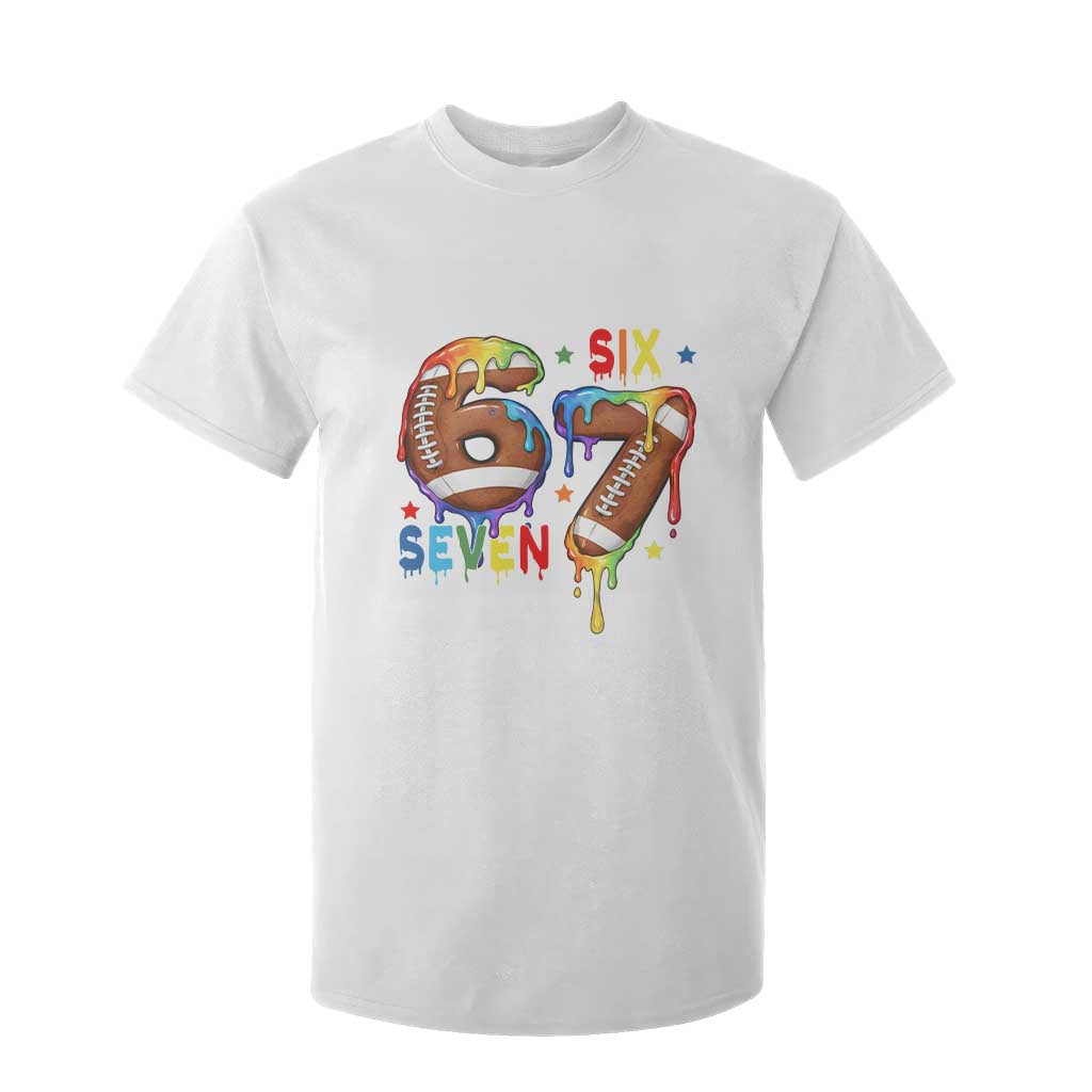 Funny American Football T Shirt For Kid 67 Viral Gen Alpha Slang Gift TS12 White Print Your Wear