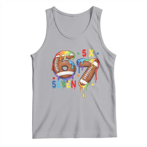 Funny American Football Tank Top 67 Viral Gen Alpha Slang Gift TS12 Athletic Heather Print Your Wear