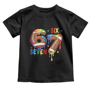 Funny American Football Toddler T Shirt 67 Viral Gen Alpha Slang Gift TS12 Black Print Your Wear