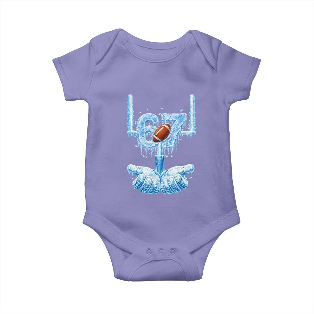 Cool Ice Effect 67 Meme Baby Onesie Funny American Football TS12 Violet Print Your Wear