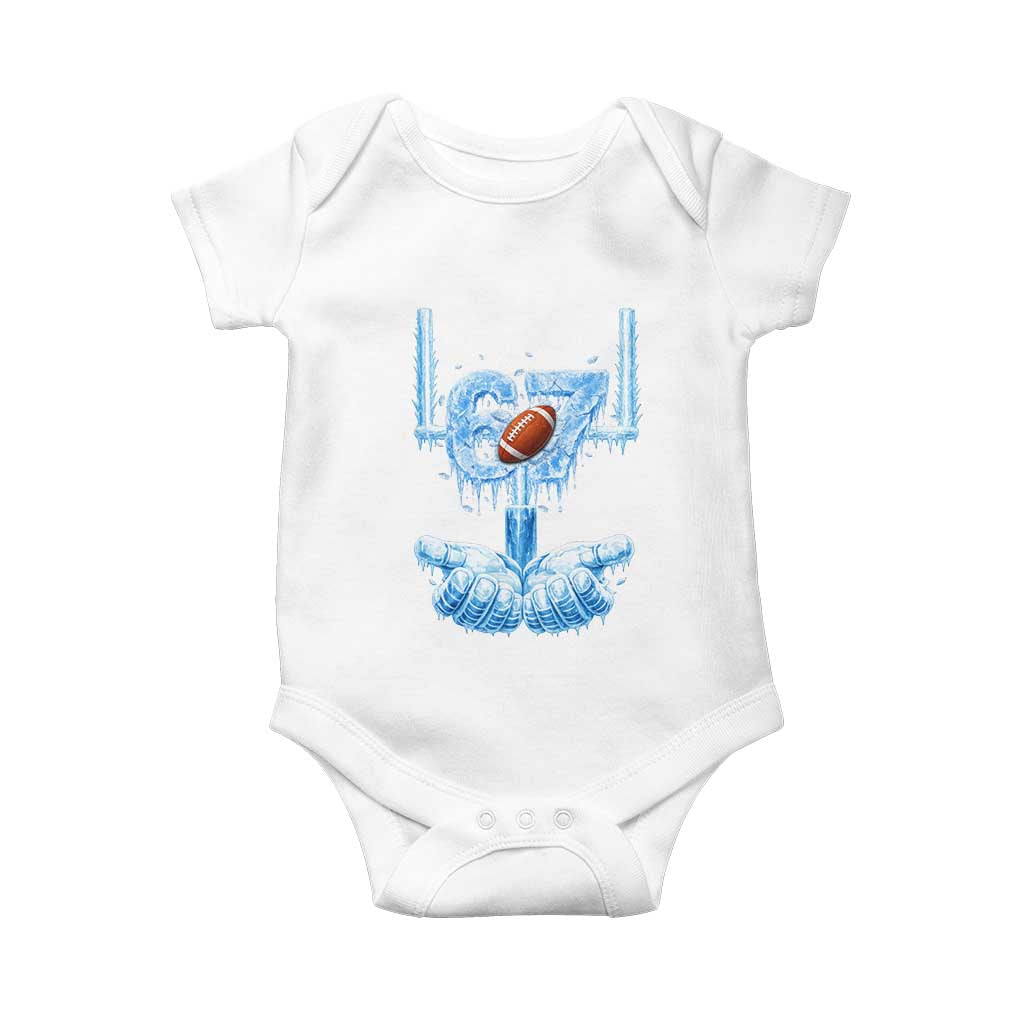 Cool Ice Effect 67 Meme Baby Onesie Funny American Football TS12 White Print Your Wear