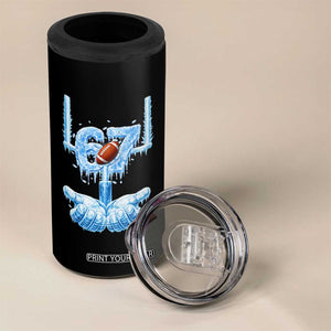Cool Ice Effect 67 Meme 4 in 1 Can Cooler Tumbler Funny American Football TS12 Print Your Wear