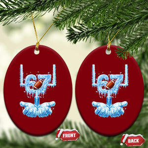 Cool Ice Effect 67 Meme Ceramic Ornament Funny American Football TS12 Print Your Wear