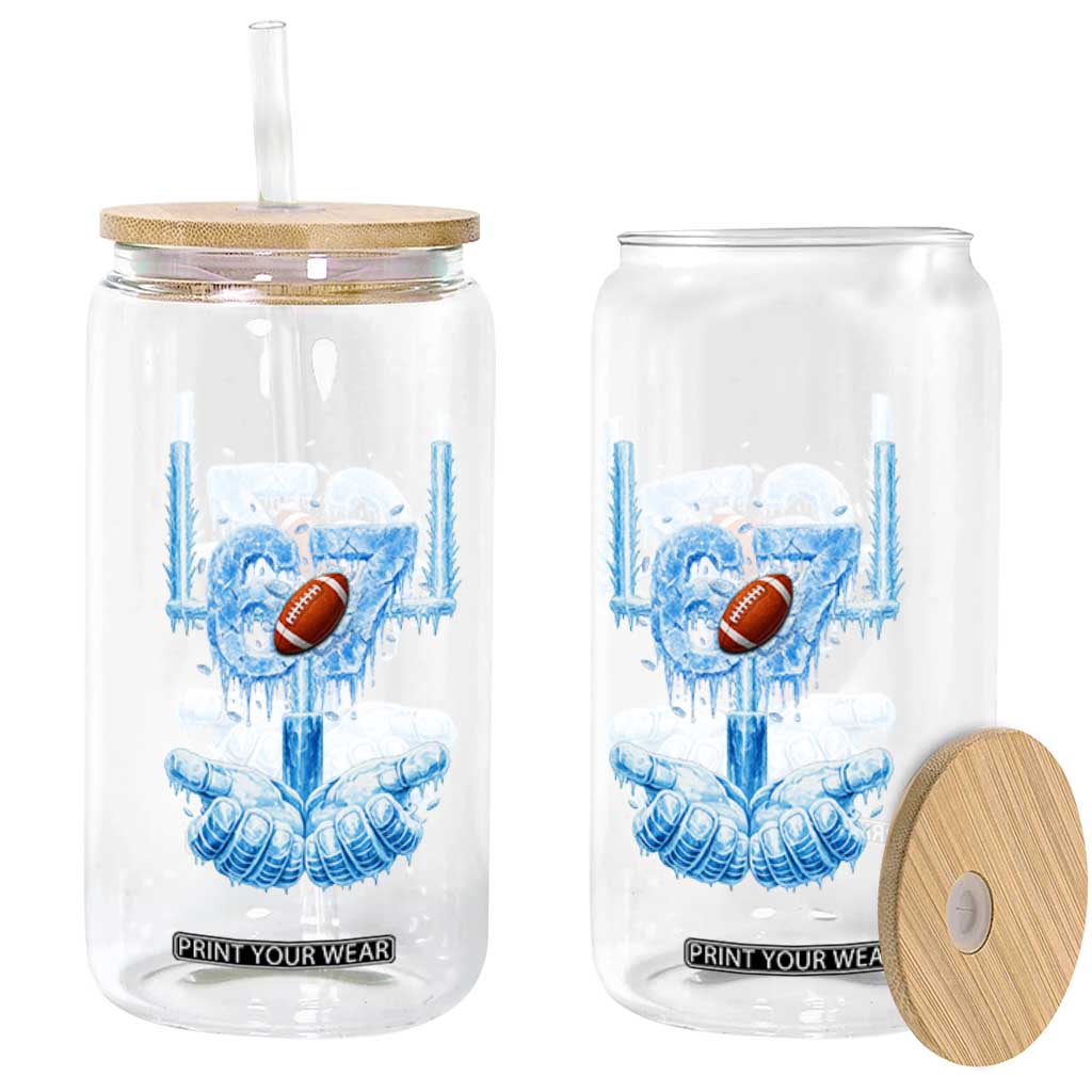 Cool Ice Effect 67 Meme Glass Can Funny American Football TS12 Print Your Wear