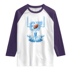 Cool Ice Effect 67 Meme Raglan Shirt Funny American Football TS12 White Purple Print Your Wear
