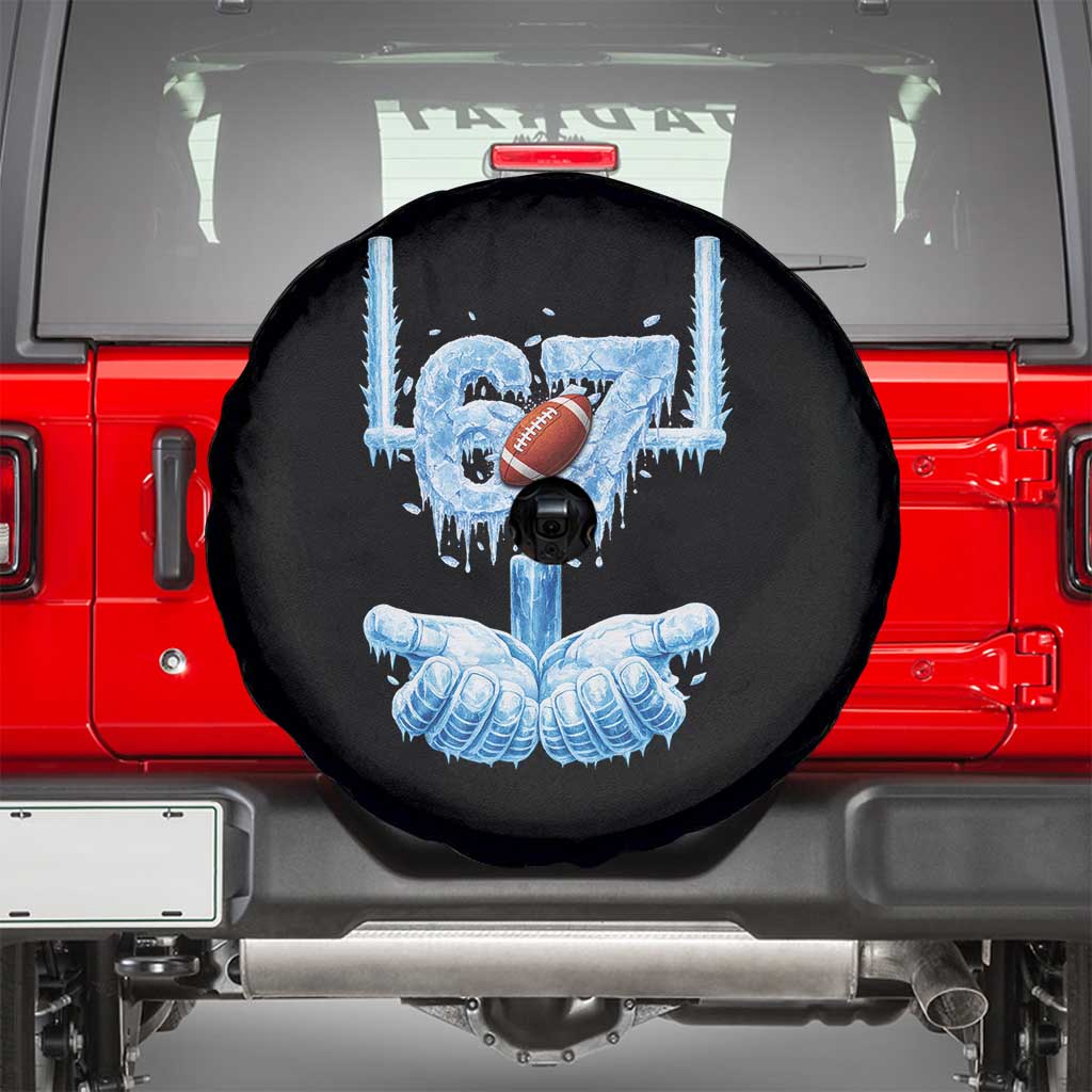 Cool Ice Effect 67 Meme Spare Tire Cover Funny American Football TS12 White Print Your Wear