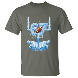 Cool Ice Effect 67 Meme T Shirt Funny American Football TS12 Military Green Print Your Wear