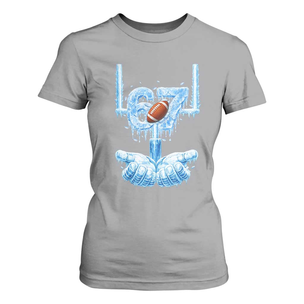 Cool Ice Effect 67 Meme T Shirt For Women Funny American Football TS12 Sport Gray Print Your Wear