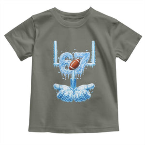 Cool Ice Effect 67 Meme Toddler T Shirt Funny American Football TS12 Military Green Print Your Wear
