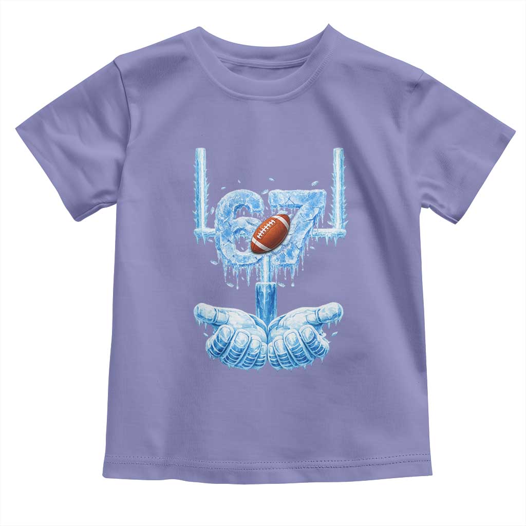 Cool Ice Effect 67 Meme Toddler T Shirt Funny American Football TS12 Violet Print Your Wear