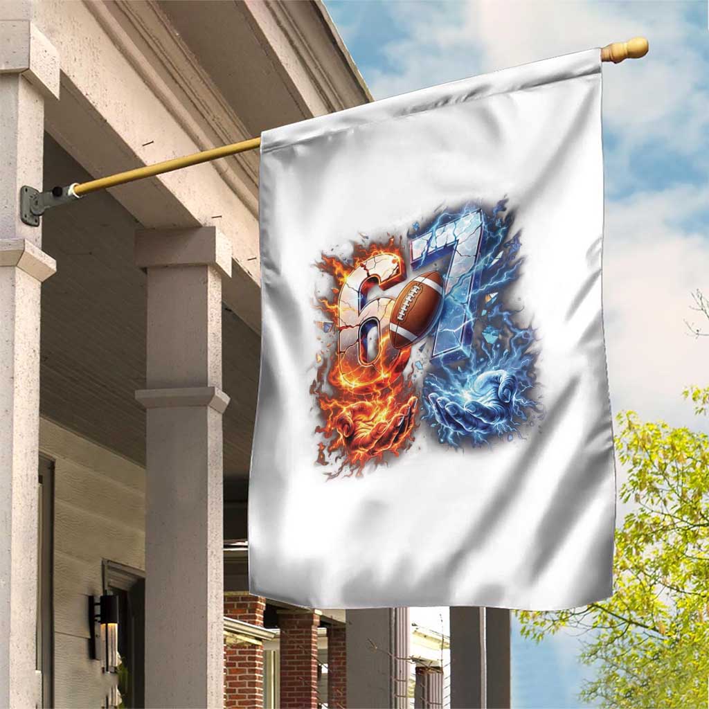 American Football Six Seven Meme Garden Flag Funny Gen Alpha Slang Gift TS12 Print Your Wear