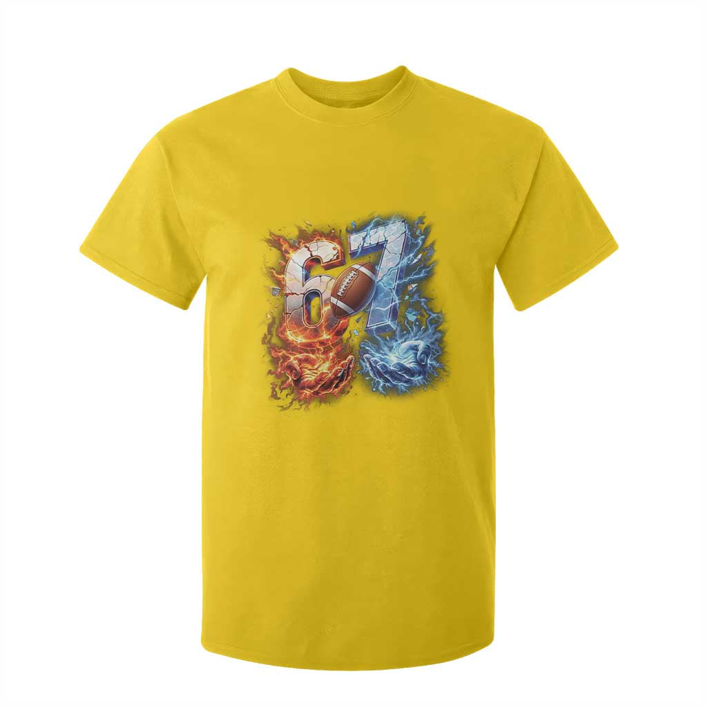 American Football Six Seven Meme T Shirt For Kid Funny Gen Alpha Slang Gift TS12 Daisy Print Your Wear