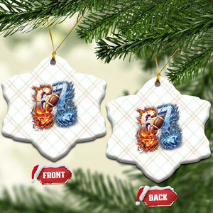 American Football Six Seven Meme Ceramic Ornament Funny Gen Alpha Slang Gift TS12 Print Your Wear
