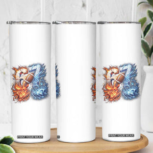 American Football Six Seven Meme Skinny Tumbler Funny Gen Alpha Slang Gift TS12 Print Your Wear