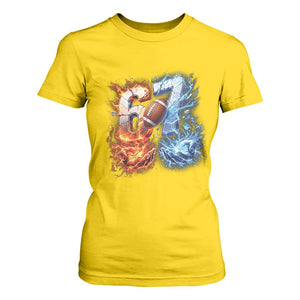 American Football Six Seven Meme T Shirt For Women Funny Gen Alpha Slang Gift TS12 Daisy Print Your Wear